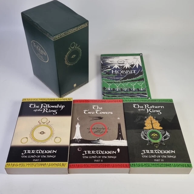 JRR TOLKIEN THE Hobbit The Lord Of The Rings 1997 Ted Smart Box Set ...
