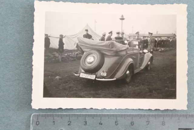 Foto Photo JQ Wehrmacht PKW Limousine Cabriolet Generäle Pimpfe schwarze Uniform