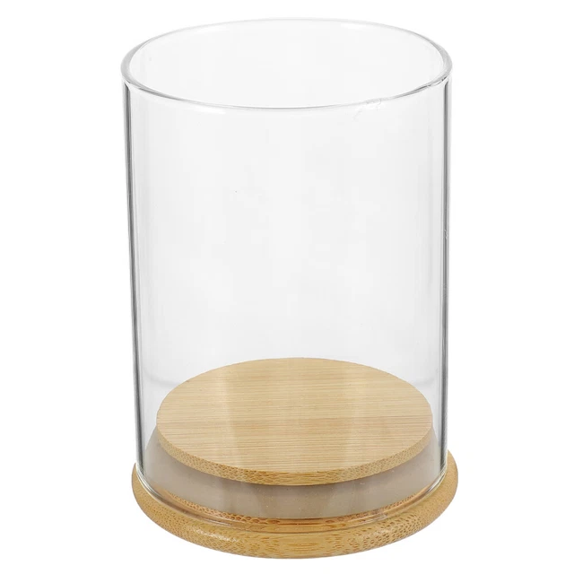1 Set open top candle tube Clear Candle Tube Cover Clear Glass Candle Holder