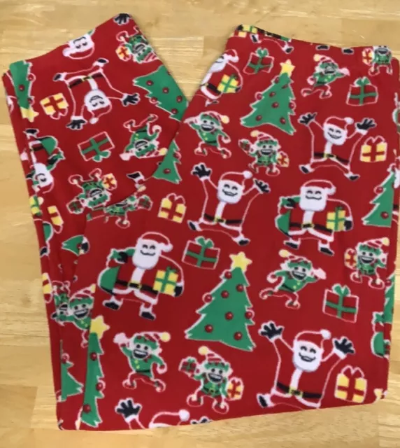 THE CHILDRENS PLACE adult Fleece Christmas Pajama Pants Red Size XL $12 ...