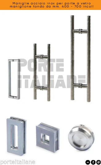 Maniglia Arizona In Acciaio Inox Satinato Per Porte - Lunghezza 500 Mm - Foto 9