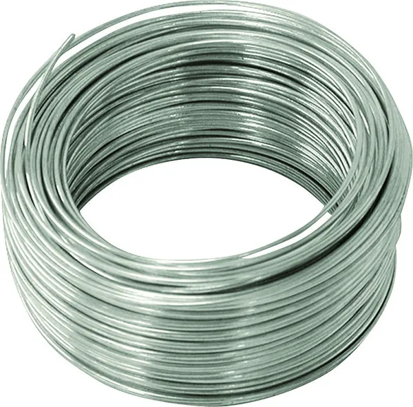 Bendable Non-Moving Matte Stainless Steel Wire - 0.08" Dia. - 1" lb - 58" ft