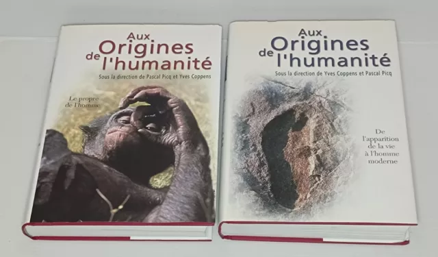 Lot 2 Livres Aux Origines De L'humanite Yves Coppens Et Pascal Picq Tbe