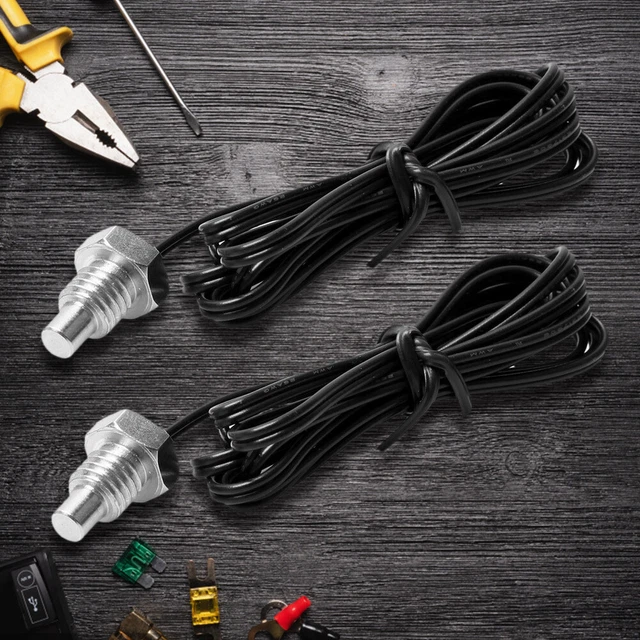 Sensor Thread Light 2X NTC 10K Thermistor Temperature Sensor Thread Probe Cable 1m EUR 8,11 ...
