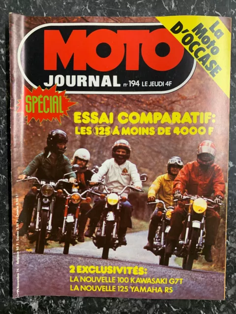 Magazine/ Revue Moto Journal N°194