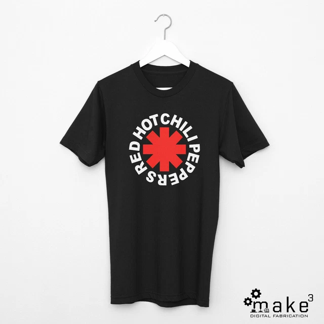 Maglietta Red Hot Chili Peppers T-Shirt Per Uomo Donna Maglia T Shirt Nera Rcok