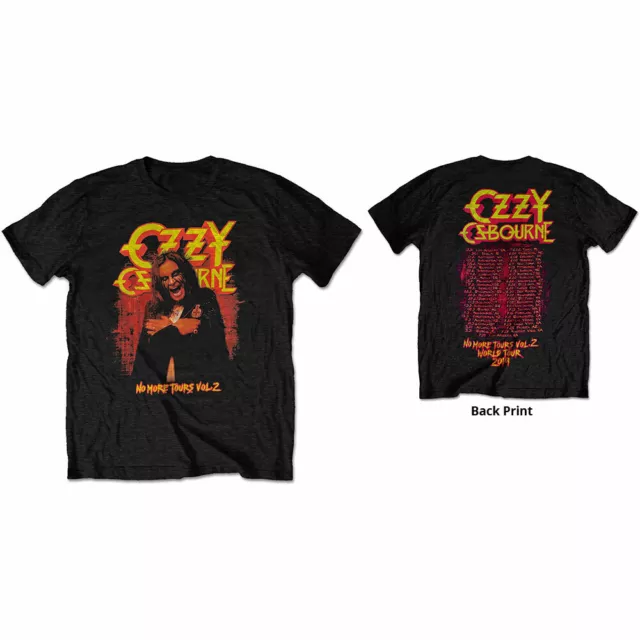 Ozzy Osbourne 2019 T-Shirt Tour 2 Side No More Tours Black Sabbath Limited Tee 2