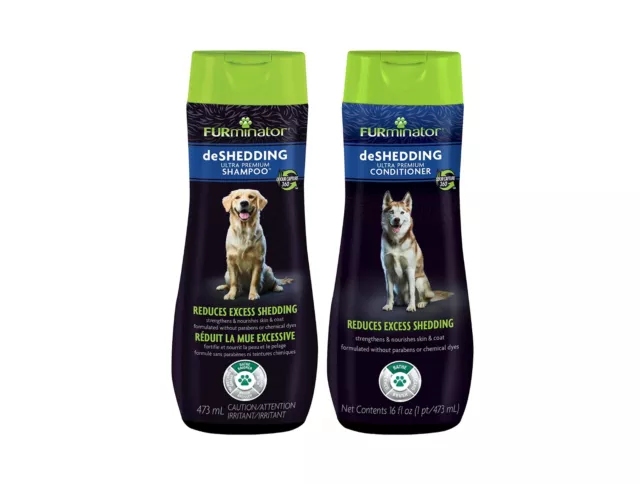 FURminator deShedding Ultra Premium Shampoo and Conditioner