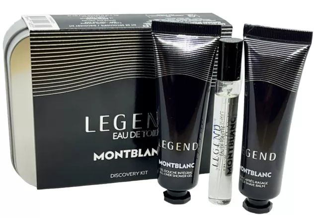 MONTBLANC Legend 7,5ml Eau De Toilette + 30ml After Shave Balm + 30ml Sh. Gel