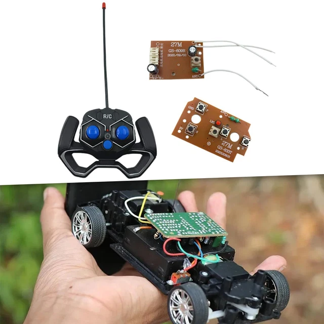 Télécommande RC 40MHz Rockible Avec Récepteur - Pour Voitures, Bateaux, Tanks Télécommandés | Cadeau Adulte