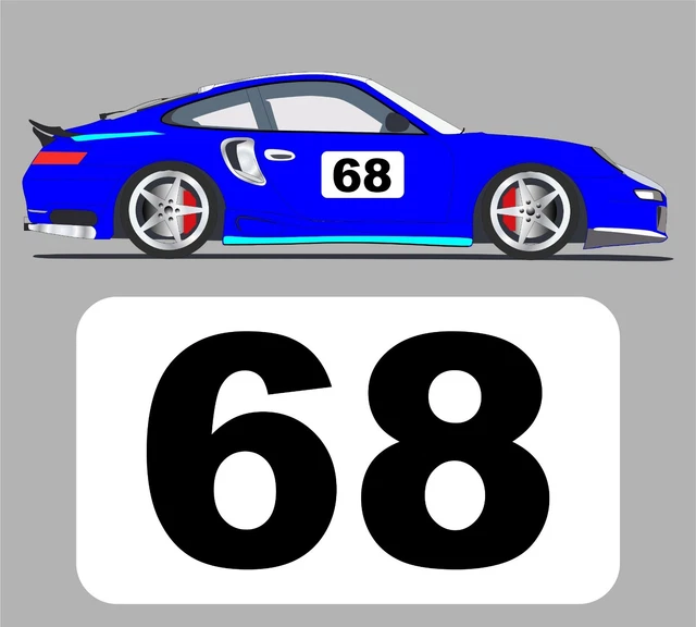 Adesivo Nome Pilota Navigatore Bandiera Per Auto Rally Corsa Stisckers - Foto 4