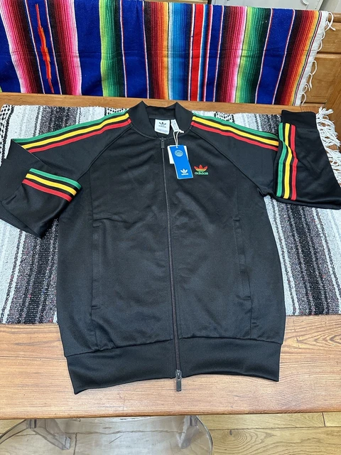 Bob Marley Adidas Jacke Rasta ADIDAS ORIGINALS JAMAICA Black Rasta
