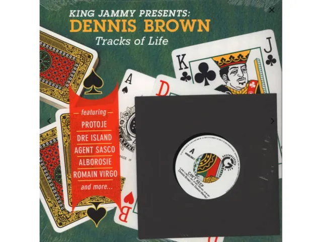 LP DENNIS BROWN " TRACKS OF LIFE: KING JAMMY PRESENTS ". Neu