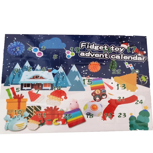 ADVENT CALENDARS 2022 Fidget Advent Calendar Toy Set, 24days Christmas