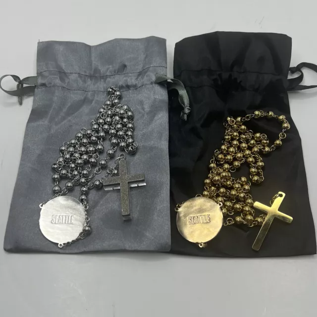Joyería SEATTLE de oro y plata con cuentas de rosario de la gira oficial de celebración de Madonna