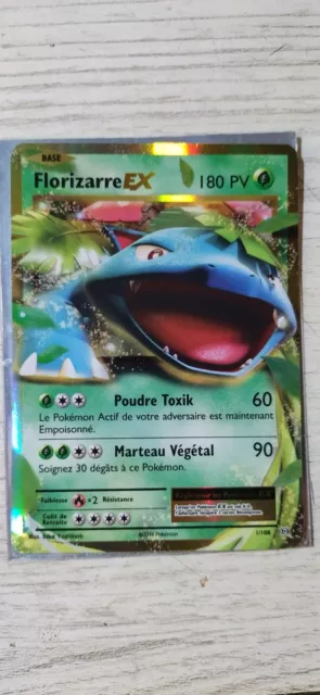 Carte Pokémon Florizarre EX 1/108 XY12 Evolutions Neuf FR
