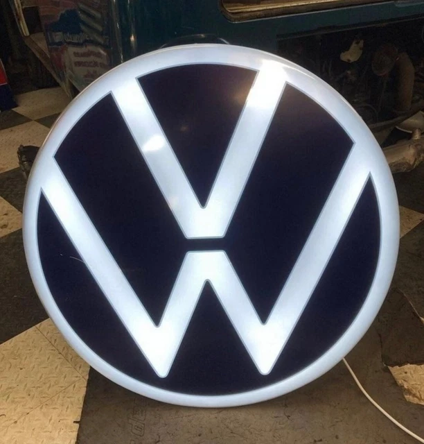 Vw Rox Sign VERY RARE VOLKSWAGEN Service Illuminated Sign Garage Showroom ...
