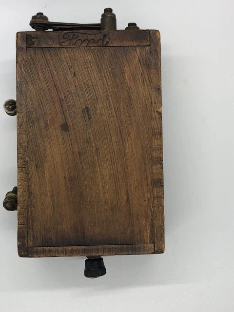 Antique Ford Model T Wooden Buzz Box Ignition Coil Vintage Partially Tested