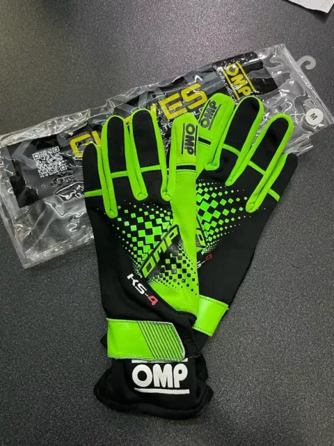 Kk02744E231M Ks-4 Gloves Verde Fluo/Nero Tg. M