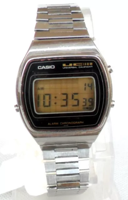 CASIO 79CS 53 UNIVERSAL Calendar Casiotron Watch Vintage Japan