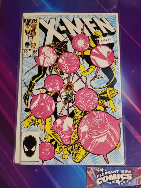 Uncanny X-Men #188 Vol. 1 High Grade 1St App Marvel Comic Book Cm74-80