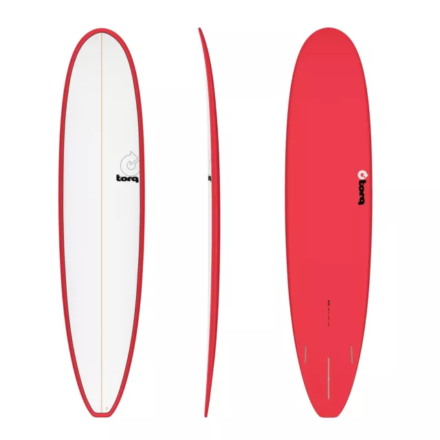 Planche de Surf torq epoxy tet 8.6 longboard Rouge Pinline