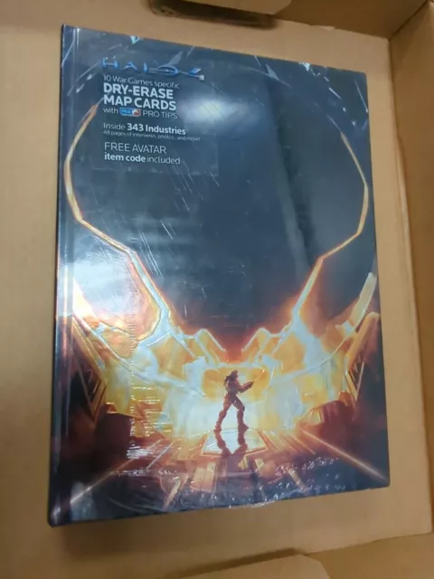 Halo 4 Collector's Edition Prima Official Game Strategy Guide w/ Dry Erase Maps