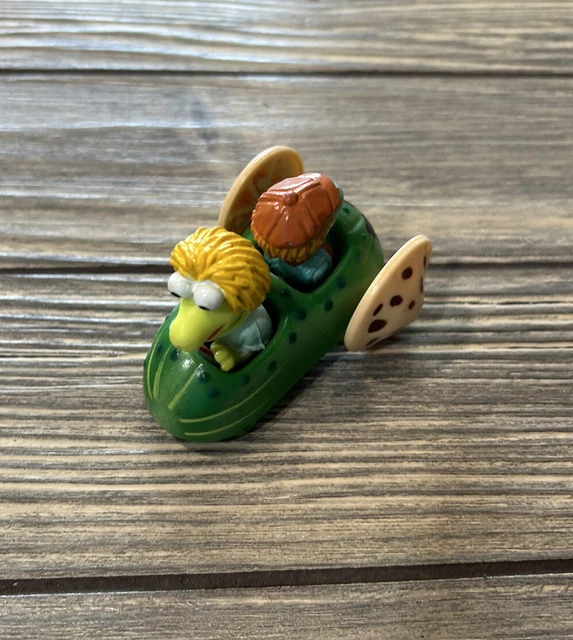 Vtg 1988 Jim Henson Fraggle Rock Boober  Wembley In Pickle Car McDonald's Toy N2