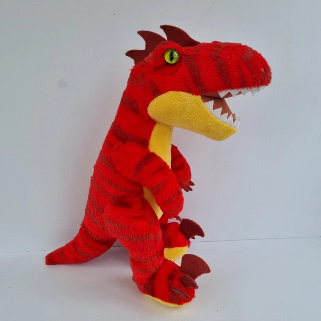 BUILD A BEAR Red Velociraptor Soft Toy 18” Raptor Dinosaur Plush £3.99 ...