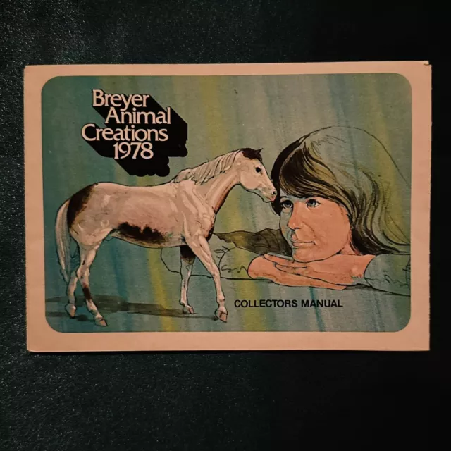 Vintage 1978 BREYER COLLECTORS MANUAL from the Collection of Alison Bennish