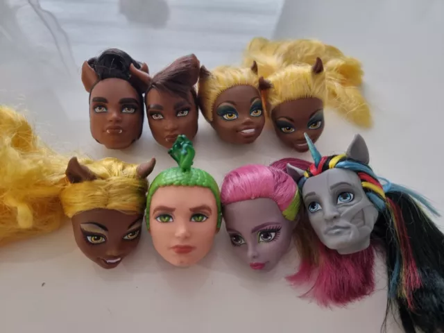 Collection accessories - Monster High dolls - Head with hair - Huge Choice!