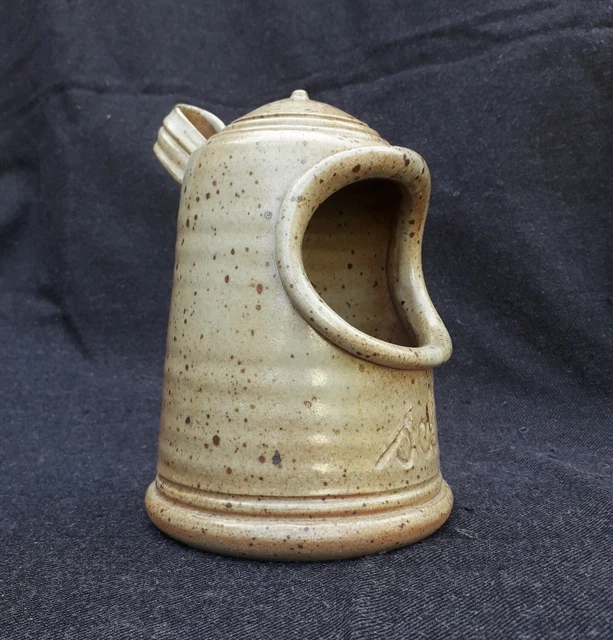 Main à sel Gustave Tiffoche grès pyrité era Digan Deblander vase