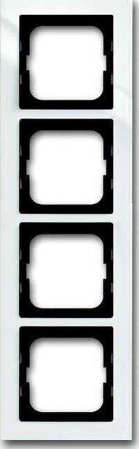 Busch-Jaeger frame 4-fold 1724-284 IP20 marco cobertor blanco studio marco...