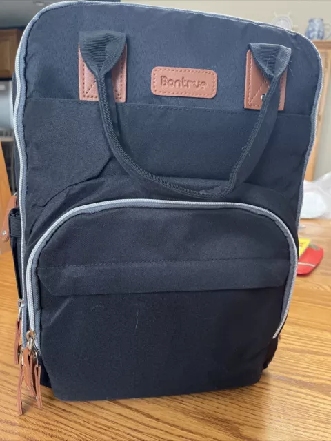 Waterproof 3 in 1 Baby Diaper Bag Backpack with Bassinet Changing Station Travel