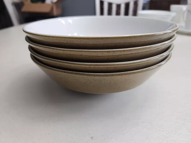 Mikasa Mediterrania  Dominique Cereal/Salad Bowls Avocado Green Set of 4 VGUC