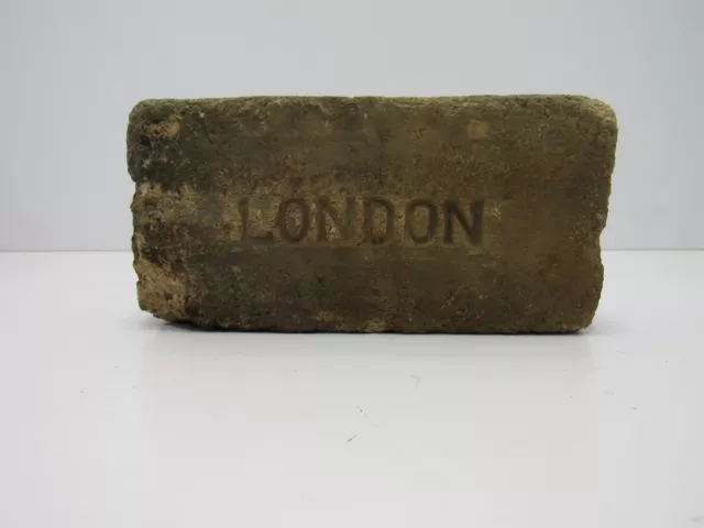 Old Vintage Rare Antique Clay Brick With London Letters