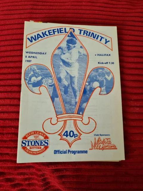 Wakefield Trinity vs. Halifax - 8/4/1987