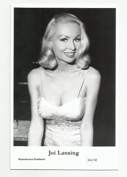 (Bx19) Joi Lansing Photo Card (364/50) Filmstar  Pin Up Movie Star Glamor Girl