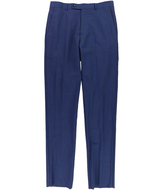Vince Camuto Mens Professional Dress Pants Slacks, Blue, 31W x 36L
