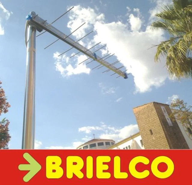 ANTENA TV TDT Uhf Logaritmica Periodica 28 Elementos 13.5Db Tipo Raspa ...