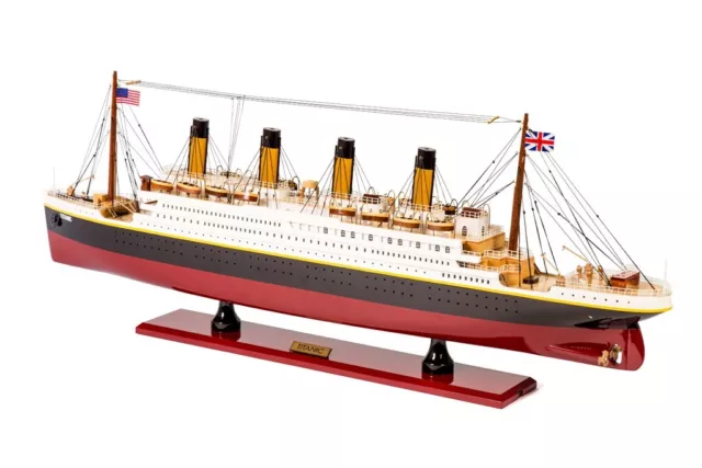 Seacraft Gallery RMS Titanic 100cm Gift Decoration Wood Boat Cruise Ship Model