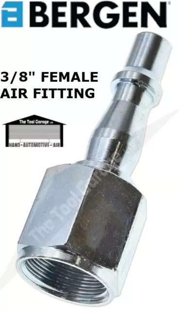 BERGEN Tools 1pc Air Line Coupler Female Fitting 3/8" NEW