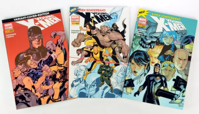 X-Men Sonderband: Young X-Men, kompl. 1+2 & Variant, TPB, Panini 2009, Z:0-1