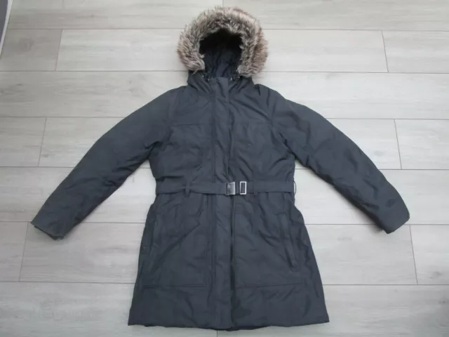 The North Face Womens Artic Parka 550 Down Waterproof Hyvent Rain Coat L Blue