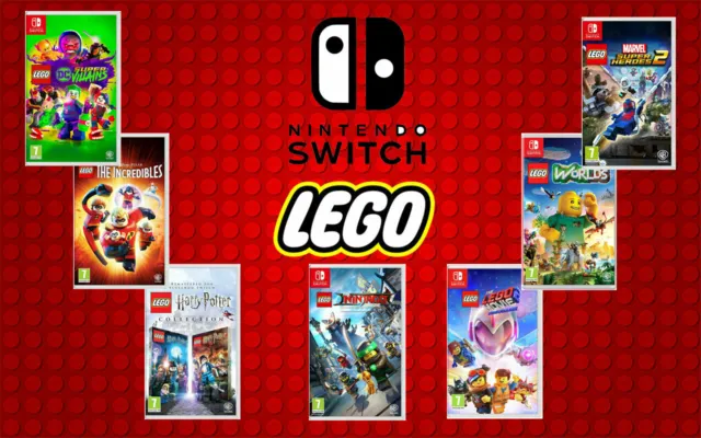 LEGO Nintendo Switch Games - New & Sealed - LEGO Switch Game Range - Fast P&P!