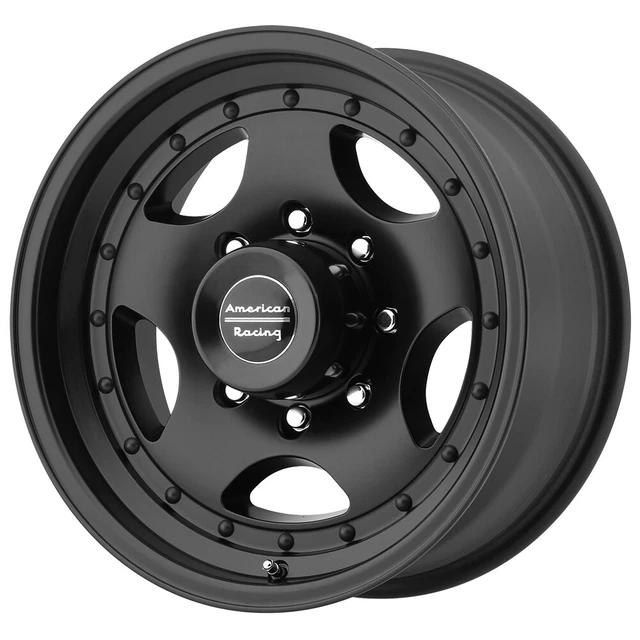5-American Racing AR23 15x8 5x4.5" -19mm Satin Black Wheels Rims 15" Inch
