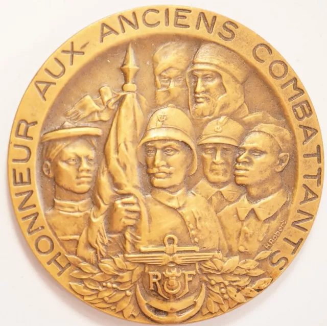 EXPO COLONIALE DE 1931 : MEDAILLE ANCIENS COMBATTANTS (avec la date)