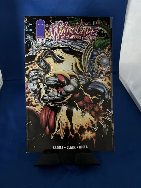 Warblade Endangered Species #1 Image 1995 Comic Book