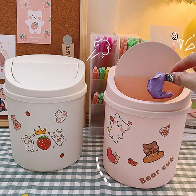Desktop Dustbin Garbage Disposal Dustbin Basket Trash Can Garbage Bin Waste Bin