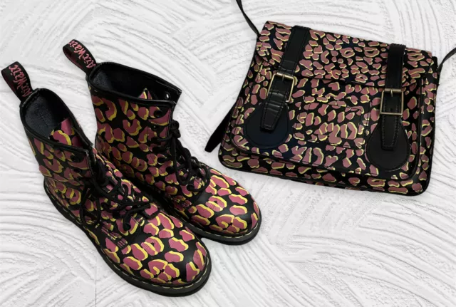 Leopard print dr martens uk deals